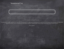 Tablet Screenshot of lasantasurf.es